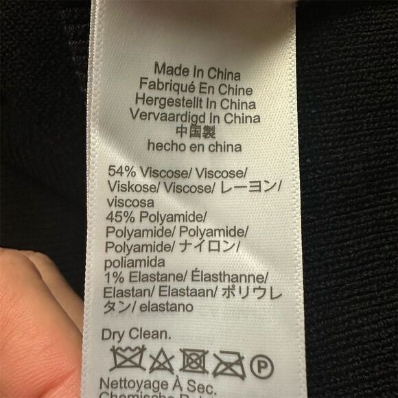 NWT J.Crew Women's Sleeveless Black Midi Sweater Dress Size‎ S Stretch - Picture 8 of 8